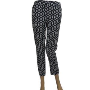 White House Black Market Geometric Design Skinny Pants